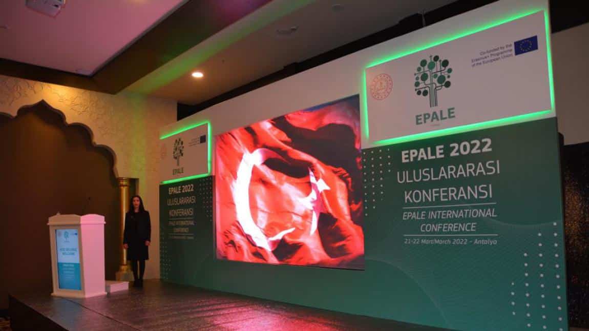 Epale 2022 Uluslararası Konferansında Ödül Aldık