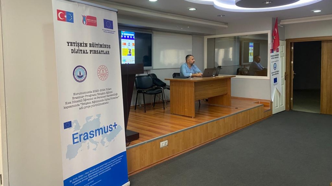 Erasmus+ KA122 ADU Projesi Kapsamında CANVA bilgilendirme Toplantısı Gerçekleşti